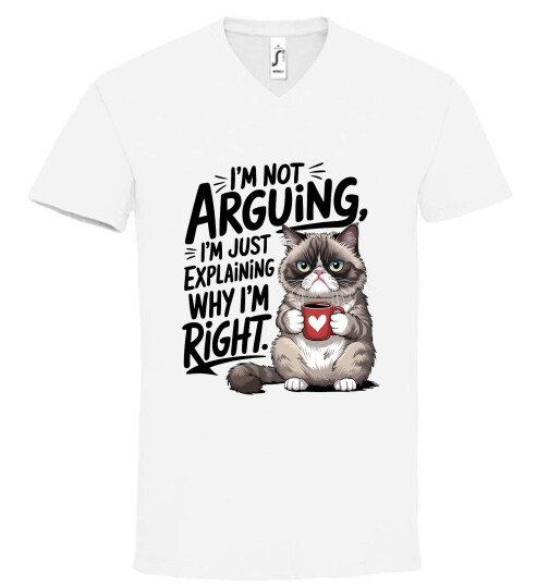 Unisex V nyakú póló