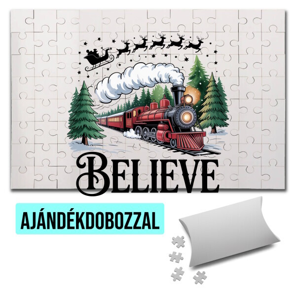 Puzzle - kirakó ajándékdobozzal