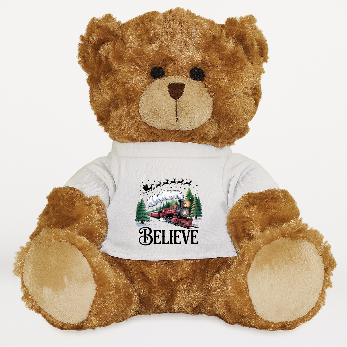 Plüssmaci egyedi pólóval