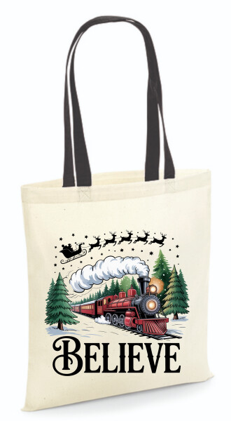 Vászontáska - színes fülű 