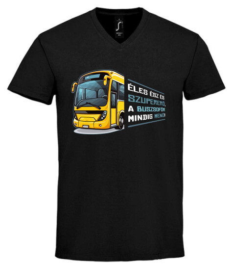 Unisex V nyakú póló