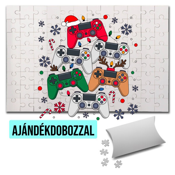 Puzzle - kirakó ajándékdobozzal