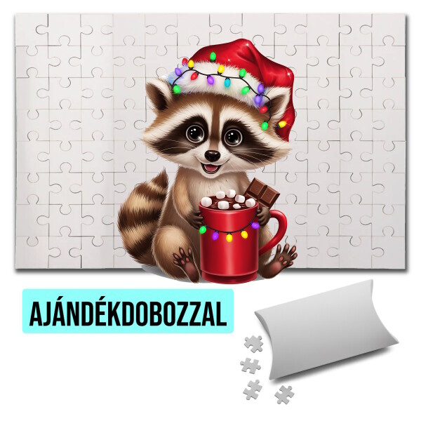 Puzzle - kirakó ajándékdobozzal