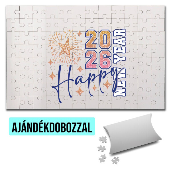 Puzzle - kirakó ajándékdobozzal
