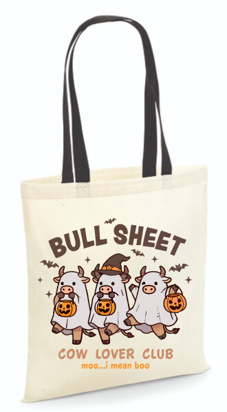 Vászontáska - színes fülű 