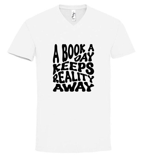 Unisex V nyakú póló