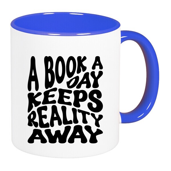 Színes fülű és belsejű bögre