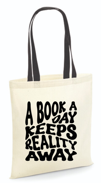 Vászontáska - színes fülű 