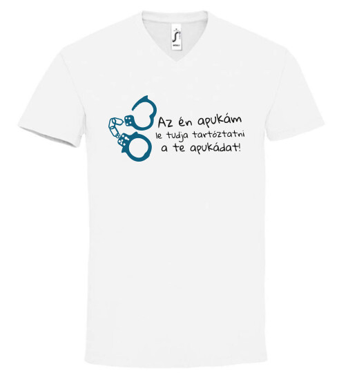 Unisex V nyakú póló
