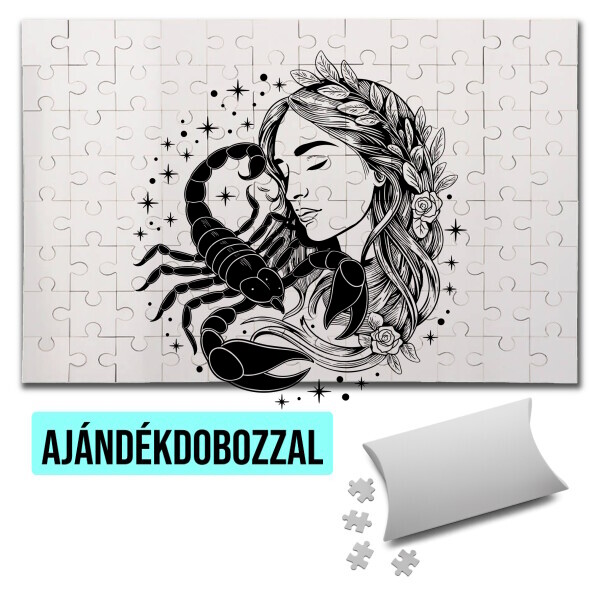 Puzzle - kirakó ajándékdobozzal