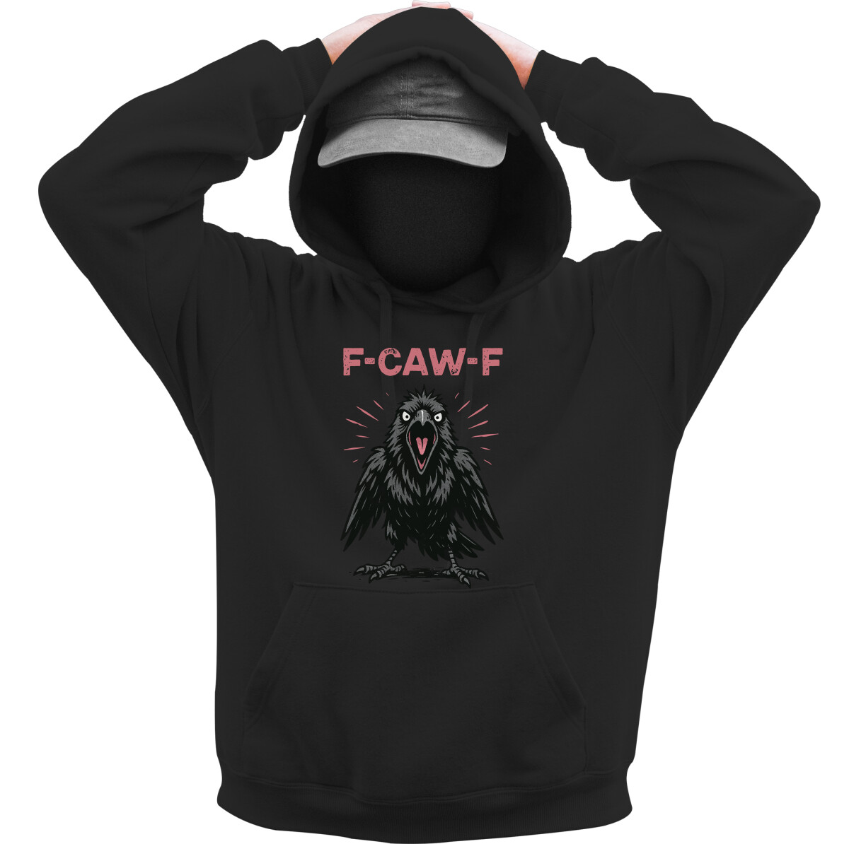 Kapucnis belebújós pulóver