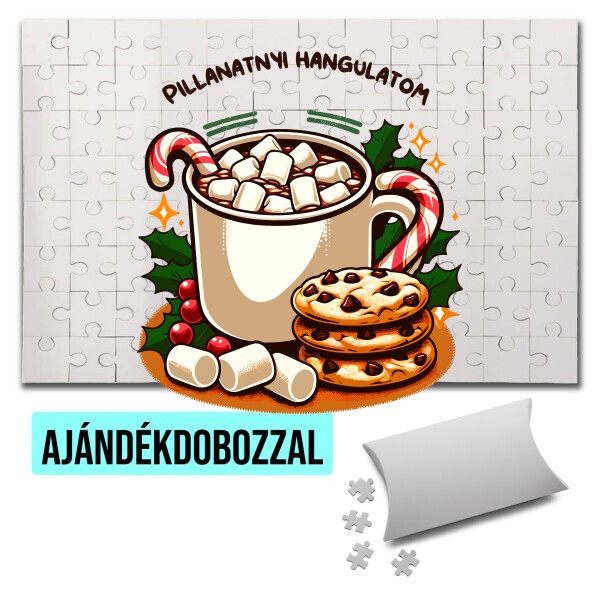 Puzzle - kirakó ajándékdobozzal
