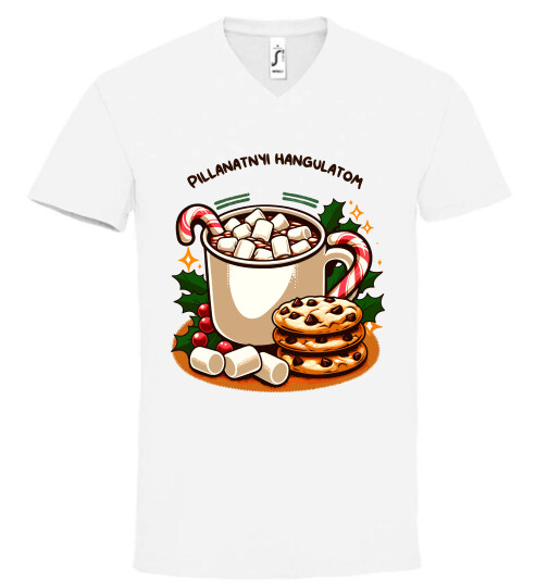 Unisex V nyakú póló