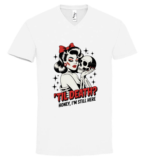 Unisex V nyakú póló