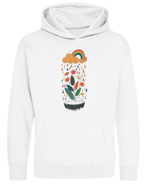 Kapucnis belebújós gyerek pulóver