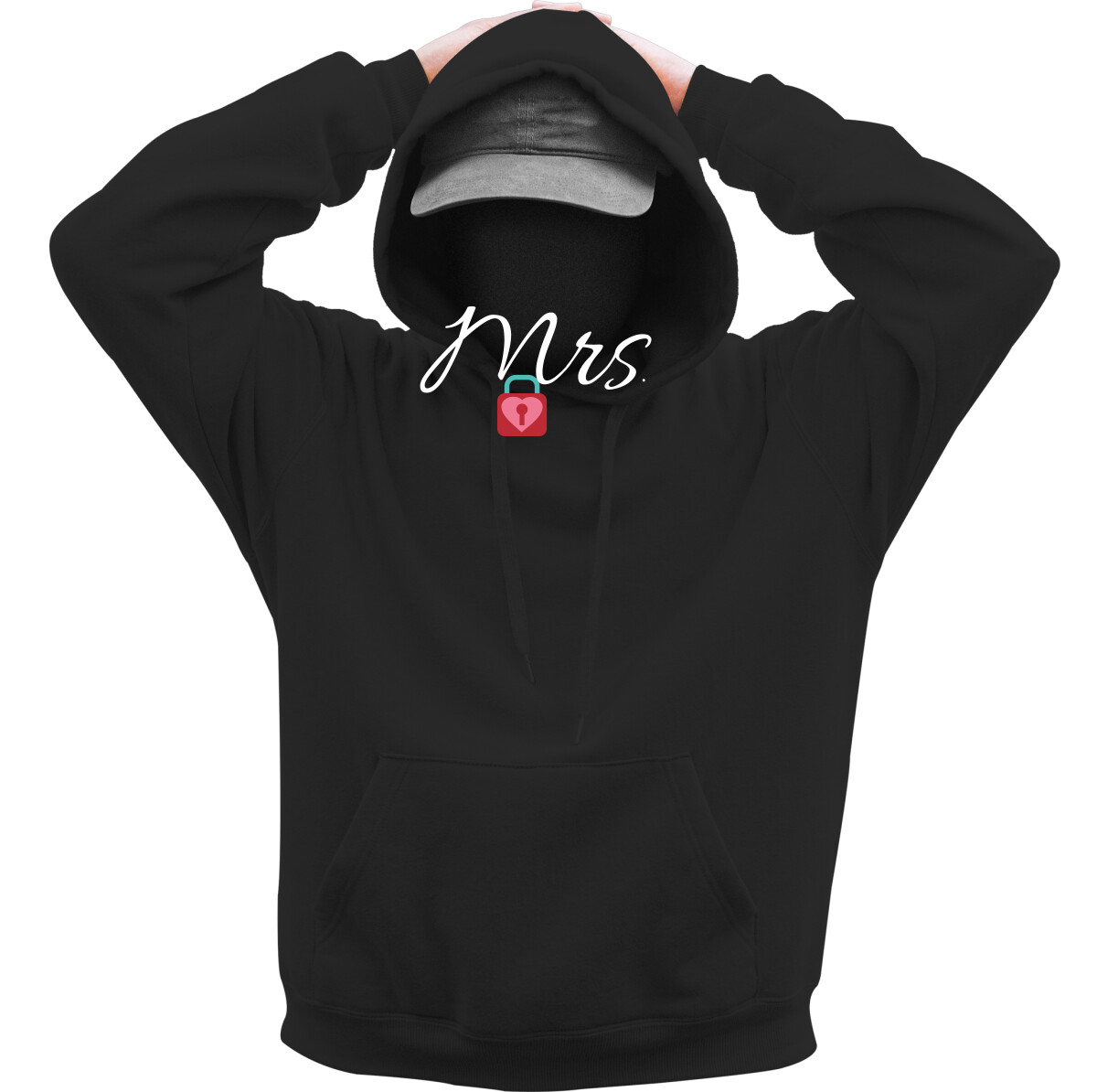 Kapucnis belebújós pulóver