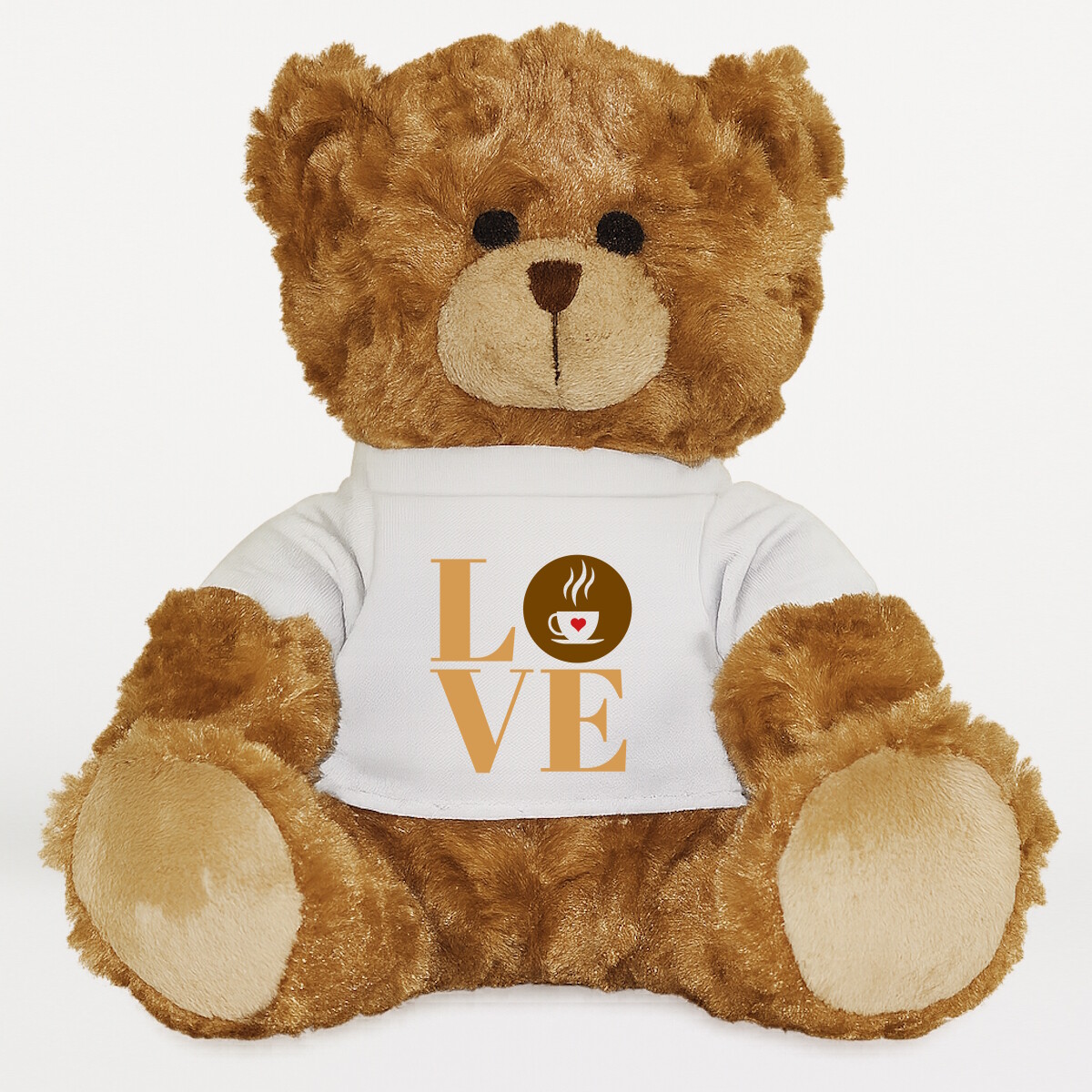 Plüssmaci egyedi pólóval