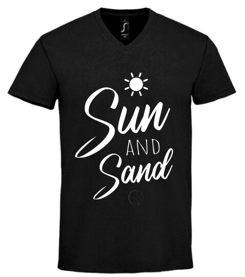 Unisex V nyakú póló