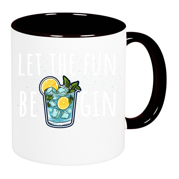 Színes fülű és belsejű bögre