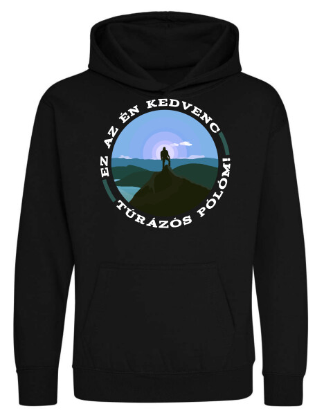 Kapucnis belebújós gyerek pulóver