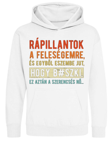 Kapucnis belebújós gyerek pulóver