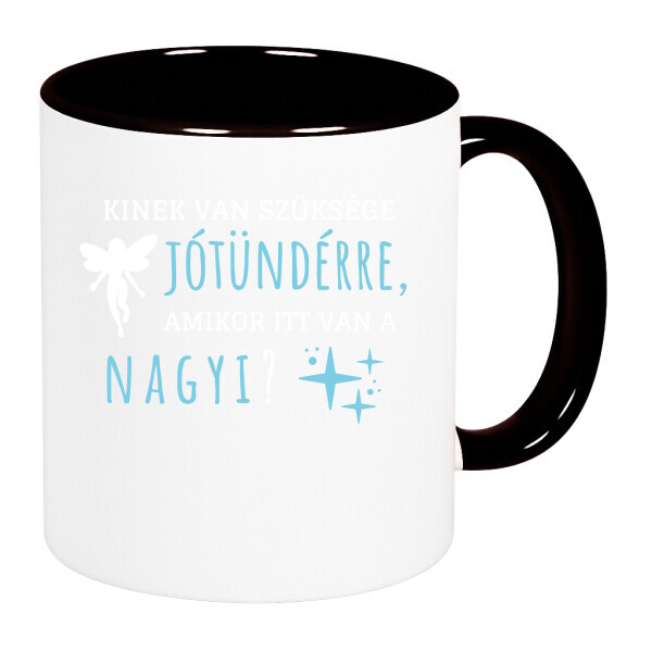 Színes fülű és belsejű bögre