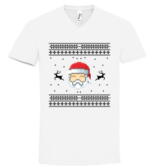 Unisex V nyakú póló