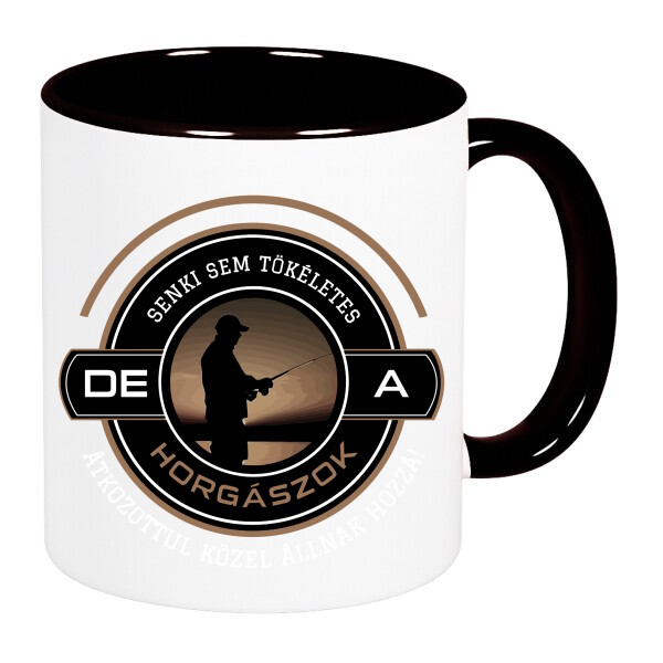 Színes fülű és belsejű bögre