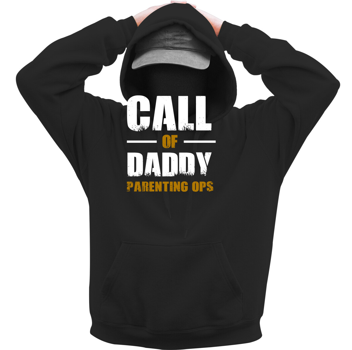 Kapucnis belebújós pulóver