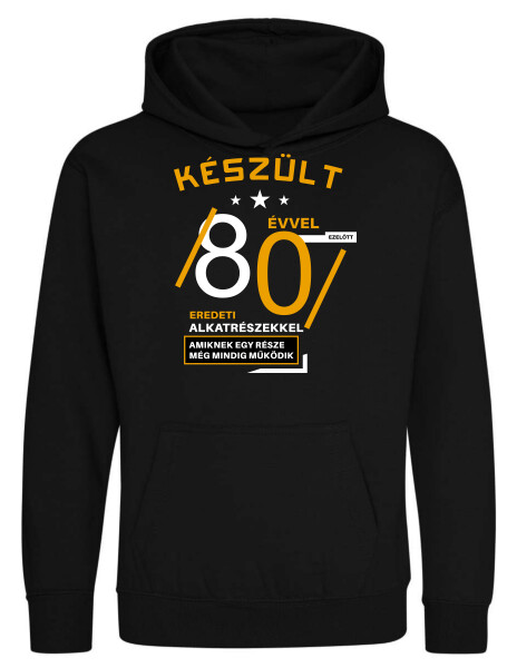 Kapucnis belebújós gyerek pulóver