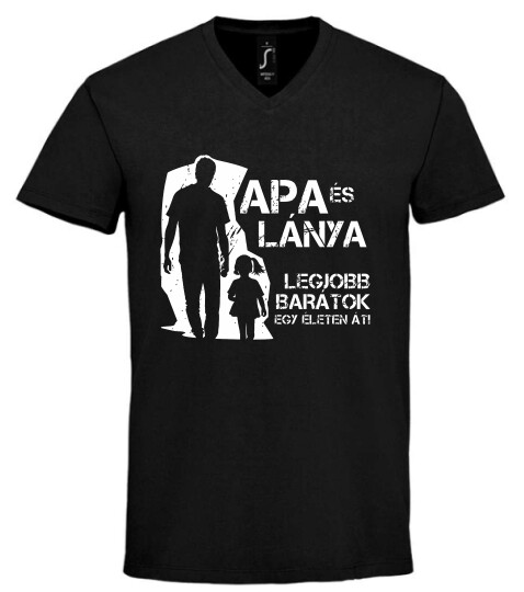 Unisex V nyakú póló