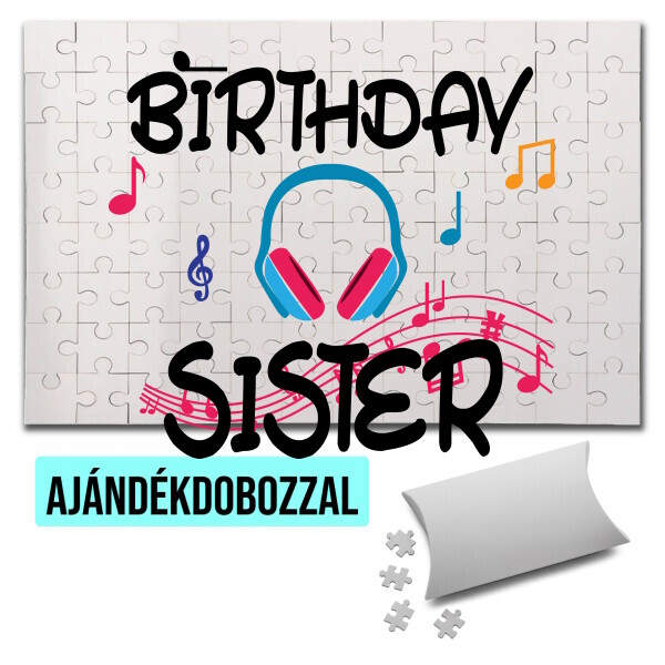 Puzzle - kirakó ajándékdobozzal