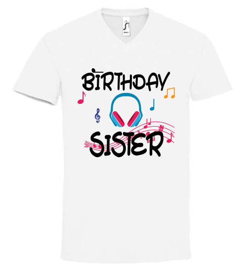 Unisex V nyakú póló