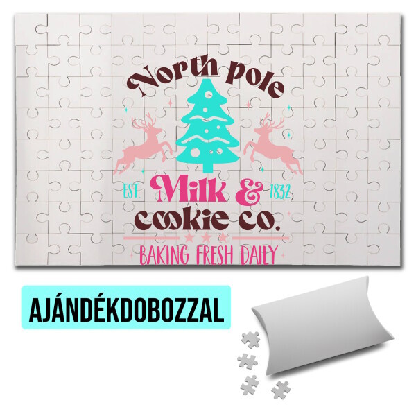 Puzzle - kirakó ajándékdobozzal