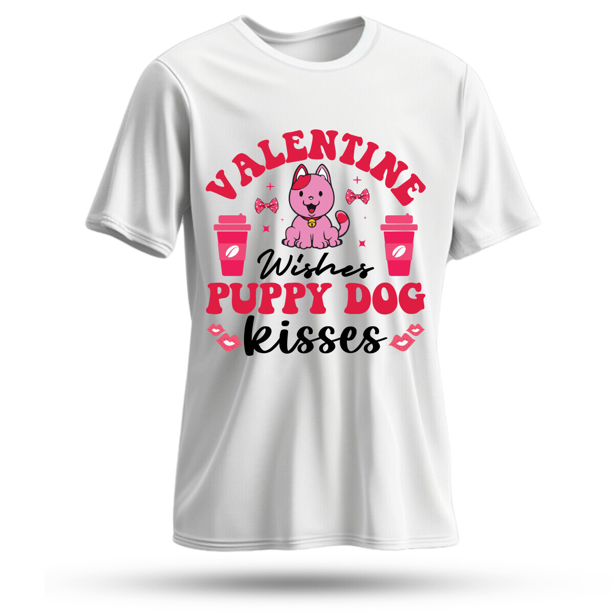 Valentine puppy kisses