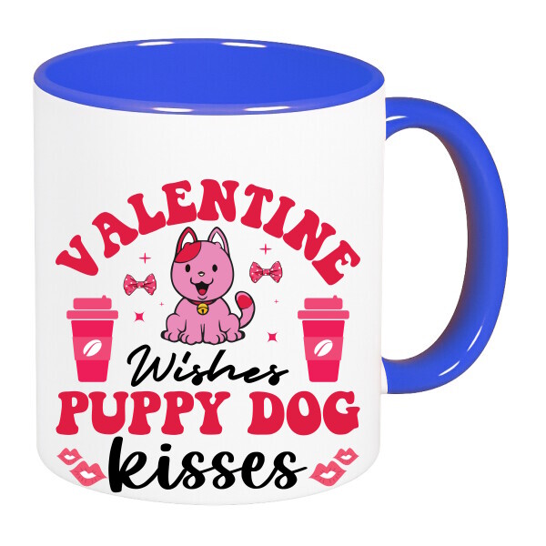 Színes fülű és belsejű bögre