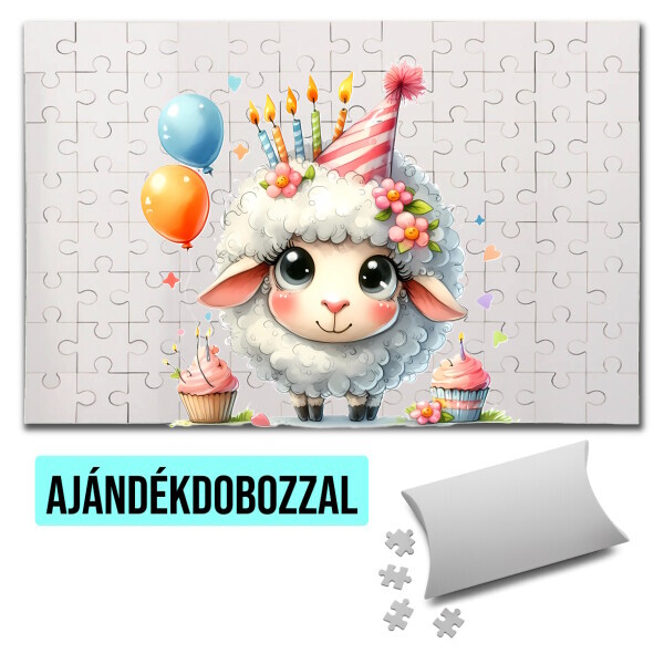 Puzzle - kirakó ajándékdobozzal