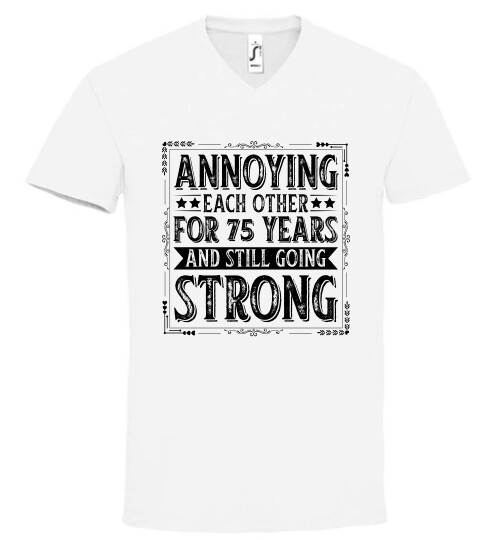 Unisex V nyakú póló