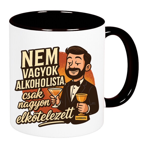 Színes fülű és belsejű bögre