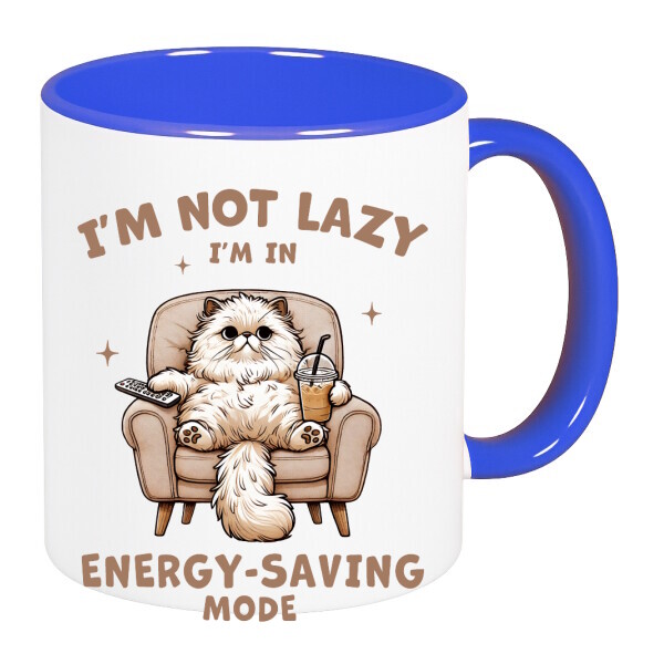 Színes fülű és belsejű bögre