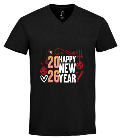 Unisex V nyakú póló