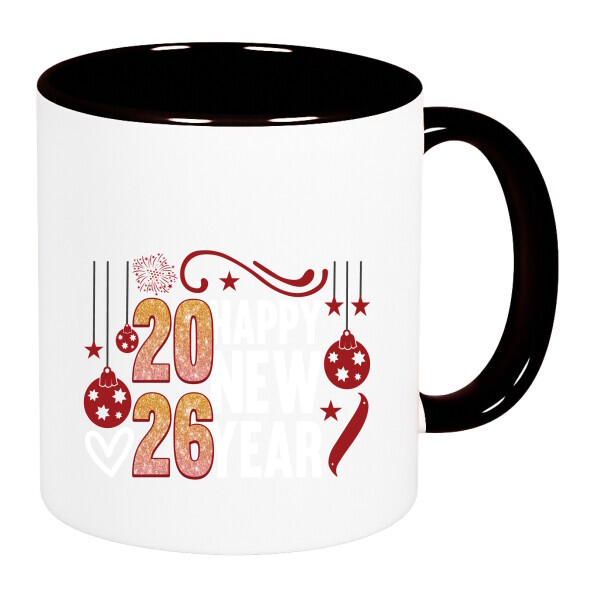 Színes fülű és belsejű bögre