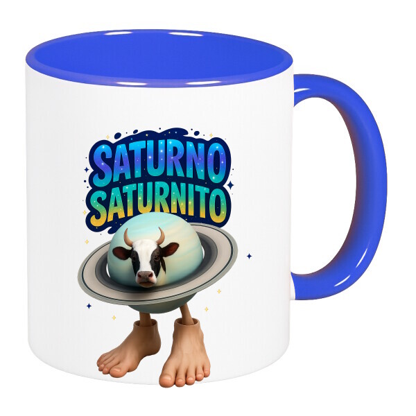 Színes fülű és belsejű bögre