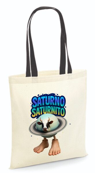 Vászontáska - színes fülű 