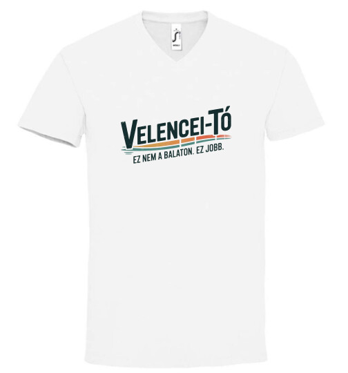 Unisex V nyakú póló