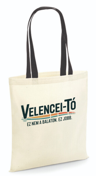 Vászontáska - színes fülű 