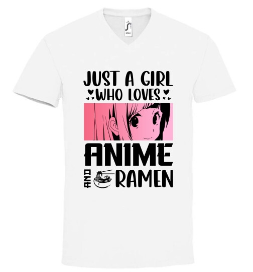 Unisex V nyakú póló