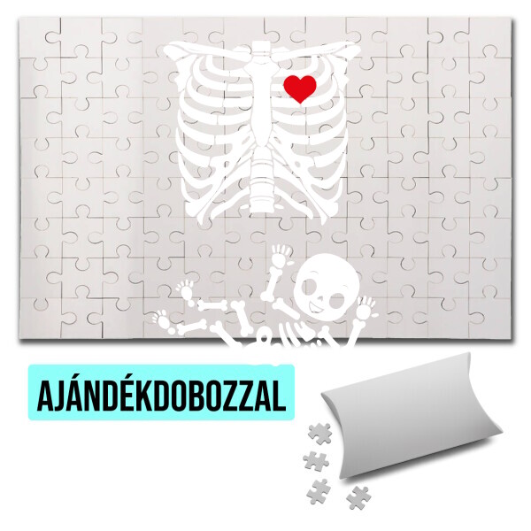 Puzzle - kirakó ajándékdobozzal
