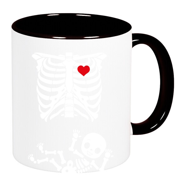 Színes fülű és belsejű bögre