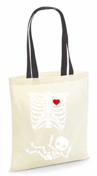 Vászontáska - színes fülű 